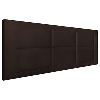 Cabecero Tapizado Zoe| Cabezal Acolchado | Tapizado En Polipiel De Alta Gama | Color Chocolate | Medida: 155x55x3cm (cama 150/160 Cm)