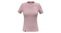 camiseta tecnica de mujer salewa puez dry rosa
