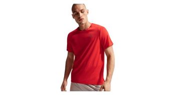 Camiseta de manga corta nike miler roja para hombre