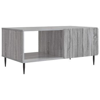 Mesa De Centro 90x50x40 Cm Madera - Gris