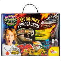 juego cientifico lisciani dragones y dinosaurios kit slime y maquetas 39x65x29 cm multicolor