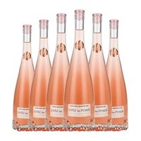 gerard bertrand vino rosado cote des roses rosado vin joven 75 cl 13 vol pack de 6 unidades