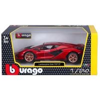 lamborghini sian fkp 37 rojo y negro