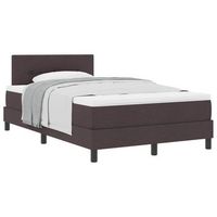 cama tapizada 203x120x88 cm  - marron