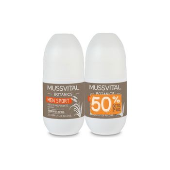 Desodorante Mussvital Botanics Sport Men 75ml X2