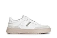 zapatillas deportivas de piel y ante para hombre white