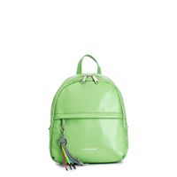 mochila con logotipo bordado y llavero personalizado green