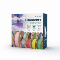 filamento 3d gembird 3dp-pla175ge-01-w pla 175mm blanco 330g compatible universal
