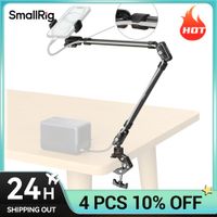 brazo magico de escritorio smallrig con kit de abrazadera ajustable en forma de cangrejo diseno integrado para camaras de accion de telefono inteligente carga 1 kg 5625