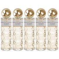 pack de 5 eau de parfum mujer saphir spectrum 200 ml