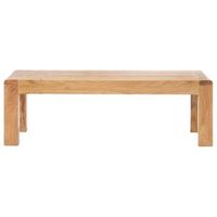 mesa de cafe - mesa de centro madera maciza acacia acabado miel 110x60x35 cm