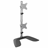 monitor stand - dual display - vertical