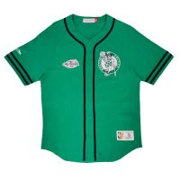 beisbolera mitchell and ness boston celtics nba fashion cotton verde