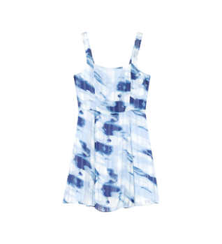 A|X Armani Exchange para mujer. XW002314AF21550FB250 Vestido aqua azul (M), Casual, Viscosa, Sin mangas / Tirantes