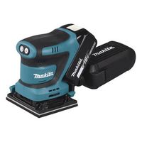 makita dbo480rtj lijadora orbital 18v lxt 112x102mm 5ah 2 bat plasticovelcro