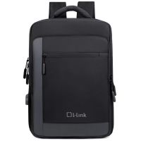 mochila l-link ll-156 repelente agua salida usb acolchada gris 470g 156