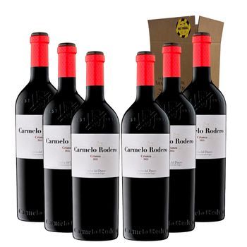 Carmelo Rodero Crianza - Pack 6 Botellas 75 Cl - 10% Vol.