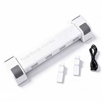 Soporte de enfriamiento para portátil ZOVN H11 con 4 ventiladores, 3600 RPM, velocidad ajustable, alimentado por Type-C,