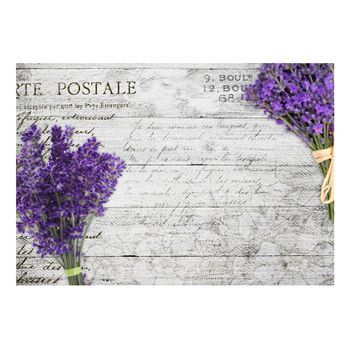 Papel Pintado 3d - Postal Lavanda (300x210 Cm)