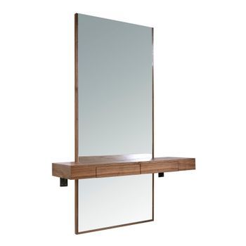 Espejo Recibidor Rectangular Nogal Angel Cerdá 3235 120x35x180