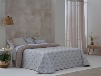 Edredón sherpa zubia confecciones paula invierno jacquard