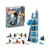 lego marvel avengers - batalla en la torre de los vengadores  8 anos - 76166