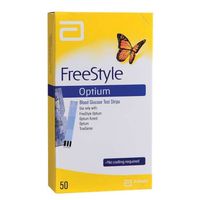freestyle optium plus glucose test strips