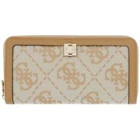 guess cartera cartera audrey grand monogramme beige logo para mujer