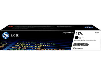 Tóner - HP 117A, Negro, W2070A