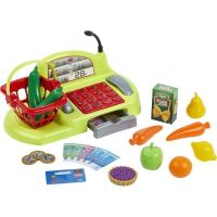 carrito supermercado con caja registradora ecoiffier 100 chef 26 accesorios