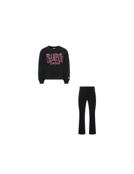Chándal Champion Crewneck Niña Negro