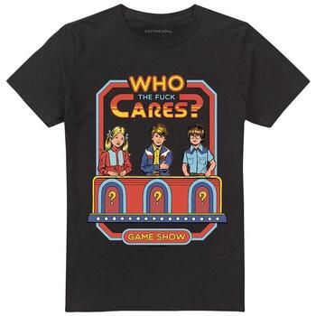 Steven Rhodes Camiseta Who Gives A Shit para mujer