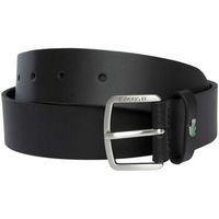 lacoste cinturon cinturon de cuero liso para hombre