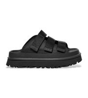 ugg para mujer 1167430 sandalias de piel goldenglow negro 39 plano ninguno casual