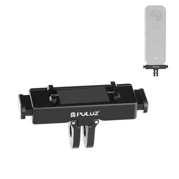 Soporte Adaptador de Base de Liberación Rápida de Aluminio de Aviación PULUZ para Insta360 X6/X5/X4 Air / Ace Pro/Pro 2, Accesorio de Extensión y Soporte