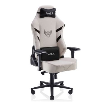 VALK Freya Silla Gaming de Tela Blanco Perla