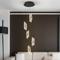 lampara colgante led iliada 5x7w
