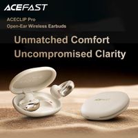 acefast fa006 auriculares inalambricos bluetooth 54 con clip de oreja abierta y microfonos duales llamada reduccion de ruido sbc aac musica deportes sonido auriculares
