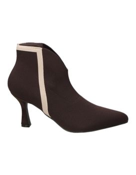 Botines De Tacón Elegantes Buonarotti A5434 En Marrón 40
