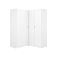 armario ropero de rincon 4 puertas abatibles funcional
