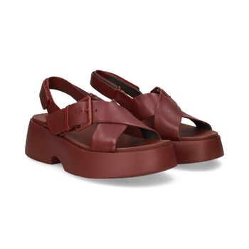 Camper Sandalias Con Plataforma Mujer - Rojo Talla 40