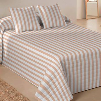Colcha Bouti 3 Piezas 100% Microfibra Cama 150 Cm Sandal Costa Scarlet