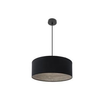 Colgante Tania 1xe27 Negro/negro-madera Gris Regx50x50 Cm