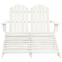silla adirondack de jardin  silla de exterior  sillon 2 plazas madera maciza abeto blanco