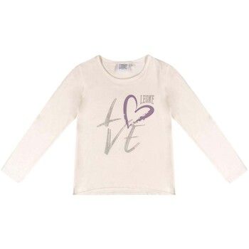 Leone 1947 Camiseta manga larga Girl Long Sleeves Love para niña