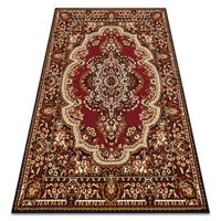 alfombra bcf morad wiosna ornamento clasico - burdeos 300x400 cm