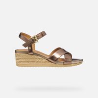 geox ischia corda mujer beige oscuro