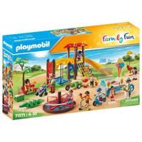playmobil family fun gran parque infantil juego de figuras 4 anos - 71571