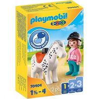 70404 amazona con caballo playmobil 123