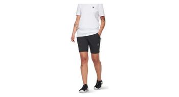 Pantalones cortos de senderismo mammut v para mujer negro